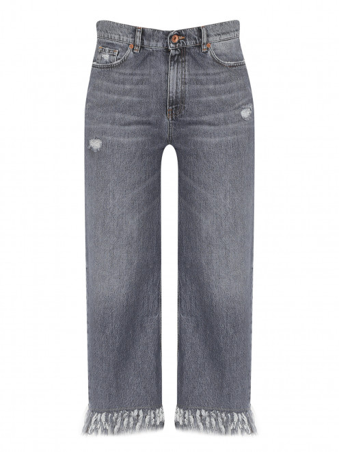 Укороченные джинсы с бахромой Marina Rinaldi - Общий вид