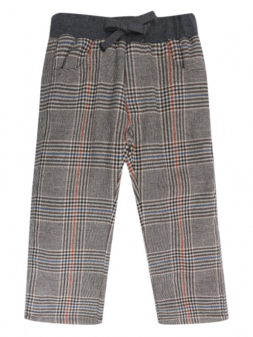 Утепленные брюки с узором Il Gufo - Общий вид