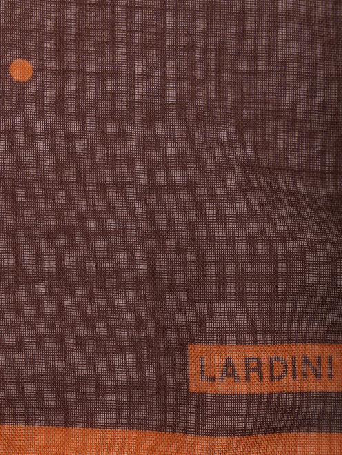 Платок из шерсти и шелка с узором LARDINI - Деталь
