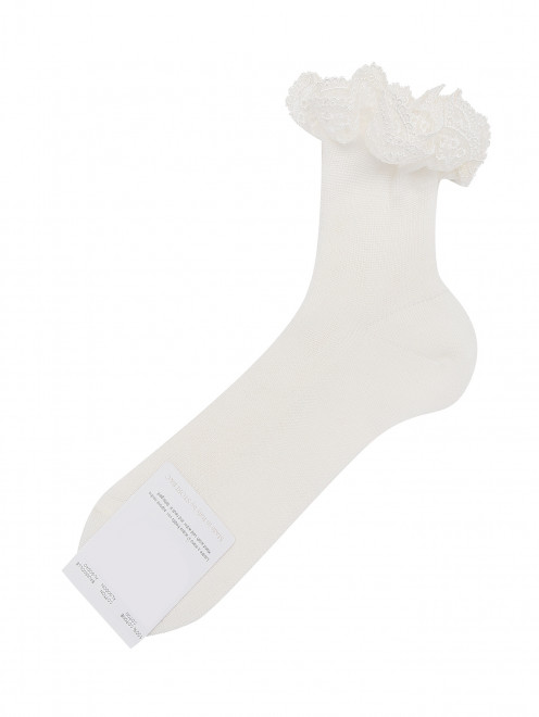 Носки с кружевной отделкой La Perla - Обтравка1