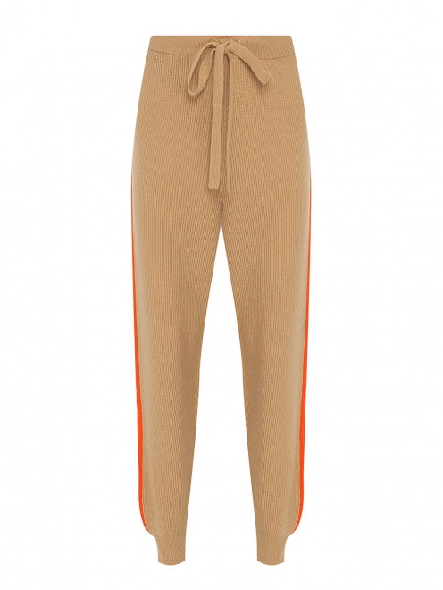 Трикотажные брюки из смешанной шерсти на резинке Max&Co - Общий вид