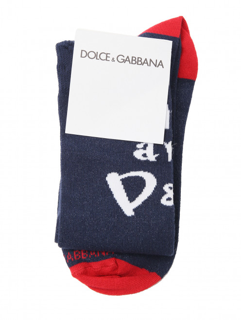 Носки с узором Dolce & Gabbana - Обтравка1