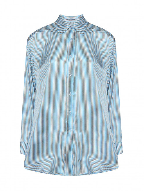Блуза из шелка с узором полоска Ermanno Scervino - Общий вид