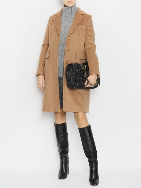 Пальто из шерсти с карманами Max Mara - МодельОбщийВид
