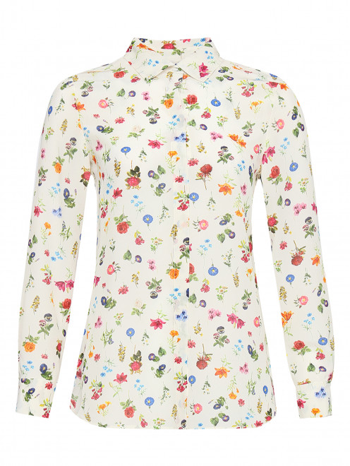 Блуза из шелка с узором Max&Co - Общий вид