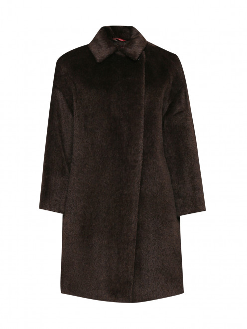 Пальто из смешанной шерсти свободного кроя Max Mara - Общий вид