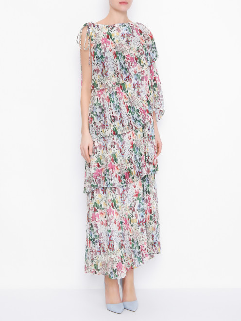 Платье с цветочным принтом Max Mara - МодельВерхНиз