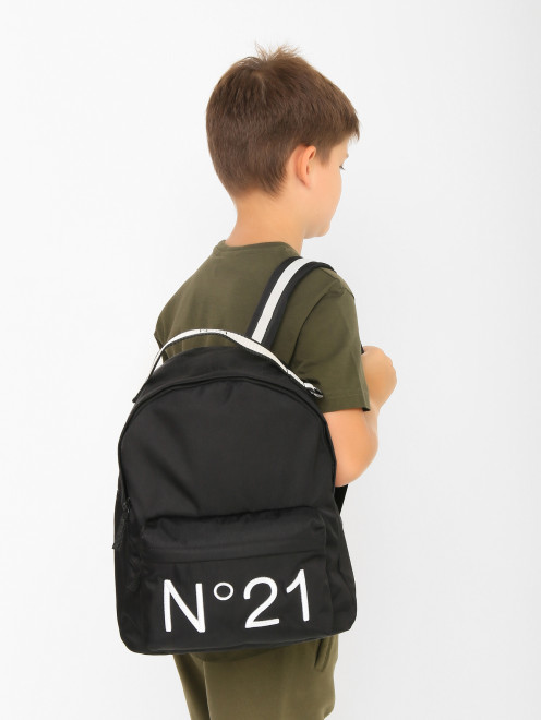 Рюкзак из текстиля с вышивкой N21 - МодельВерхНиз