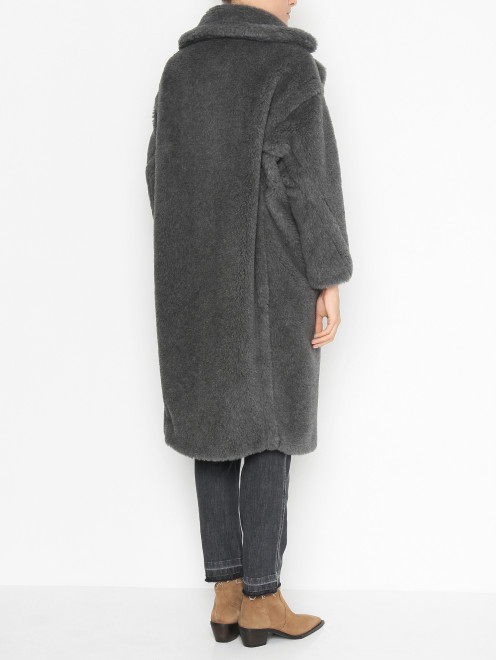 Пальто из шерсти, альпаки и шелка Max Mara - МодельВерхНиз1