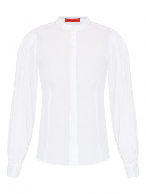Блуза из хлопка однотонная Max&Co - Общий вид