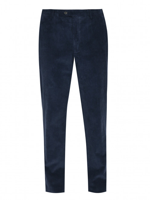 Вельветовые брюки прямого кроя с карманами Malo - Общий вид