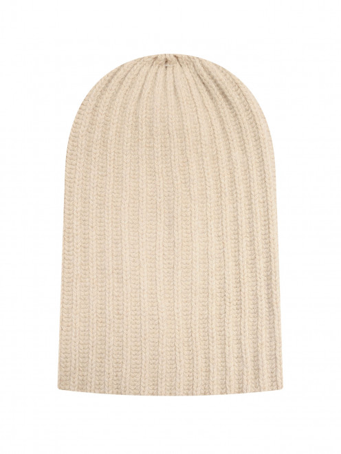 Однотонная шапка из кашемира и шерсти Malo - Общий вид