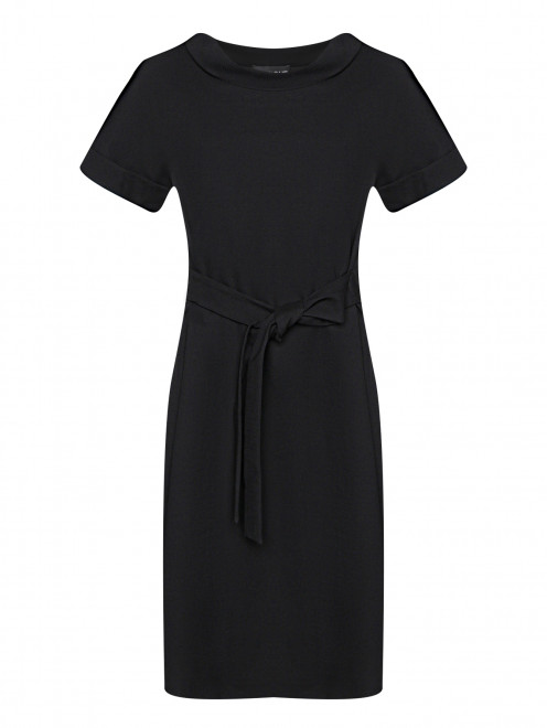 Платье из смешанной шерсти с короткими рукавами Moschino Boutique - Общий вид
