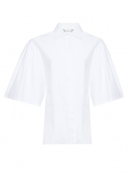 Рубашка из хлопка с объемными рукавами  Max Mara - Общий вид