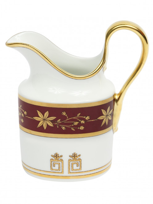 Молочник из фарфора с узором и золотой окантовкой Ginori 1735 - Общий вид