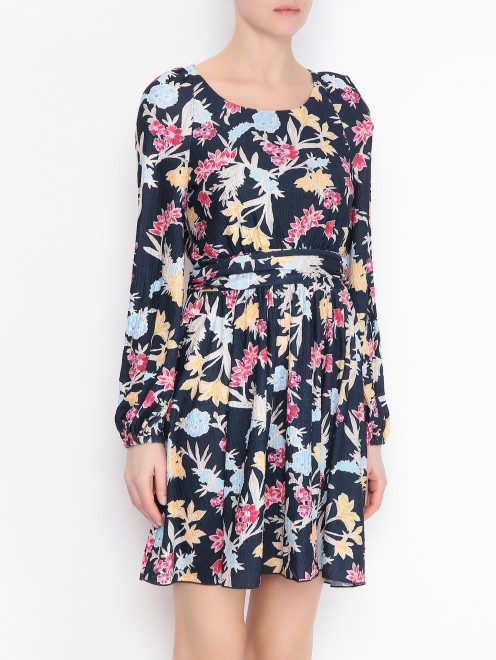 Платье-мини с цветочным узором Max&Co - МодельВерхНиз