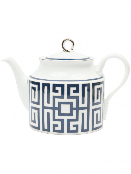 Фарфоровый чайник с узором 15 x 15 Ginori 1735 - Общий вид