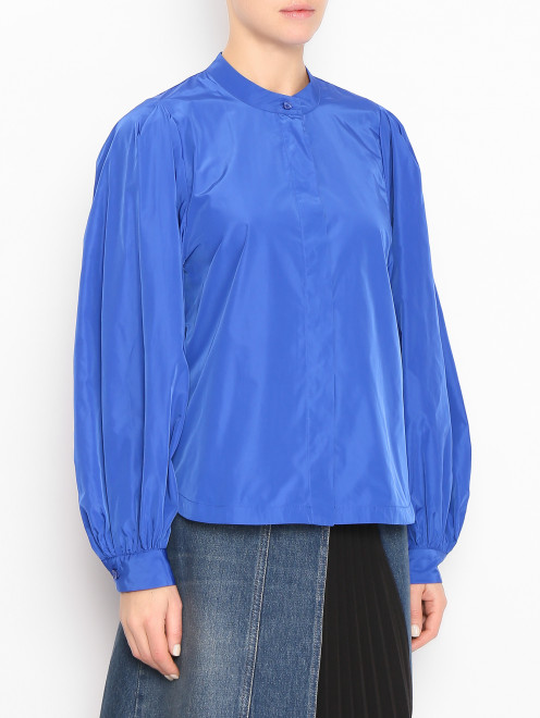 Блуза на пуговицах с объемными рукавами Essentiel Antwerp - МодельВерхНиз