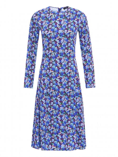 Платье из вискозы с цветочным узором Paul Smith - Общий вид
