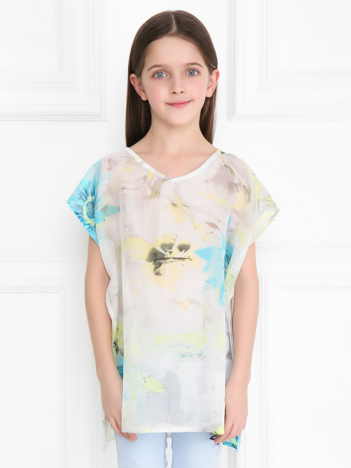 Блуза с цветочным узором La Perla - МодельВерхНиз