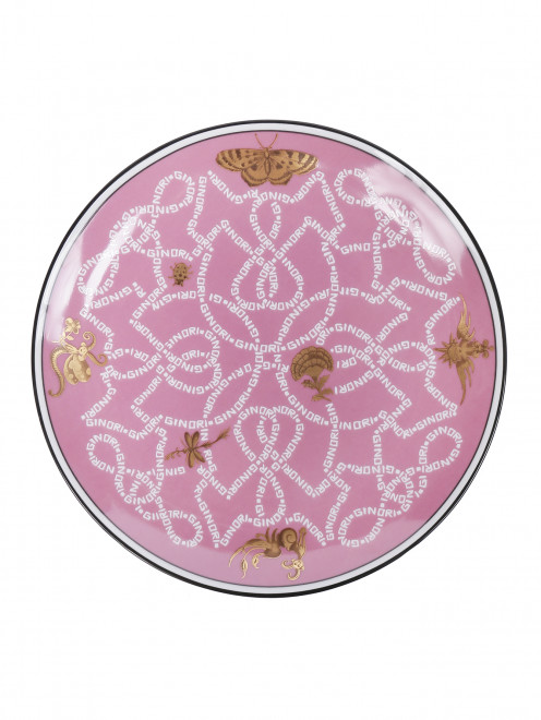 Тарелка десертная из фарфора с узором Ginori 1735 - Общий вид