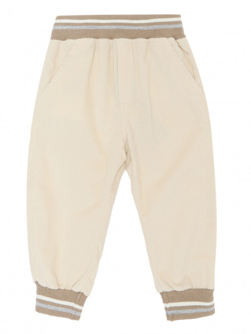 Вельветовые брюки на резинке  Aletta - Общий вид